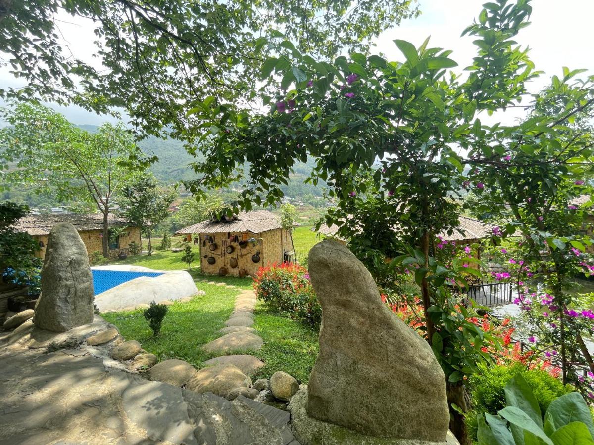 Gasthaus Sapa Bamboo Eco Exterior foto