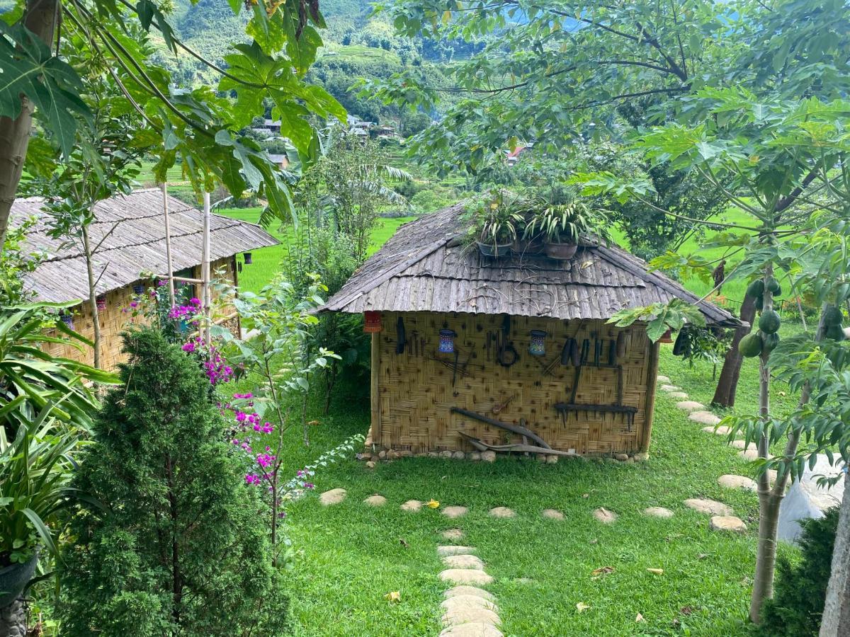 Gasthaus Sapa Bamboo Eco Exterior foto