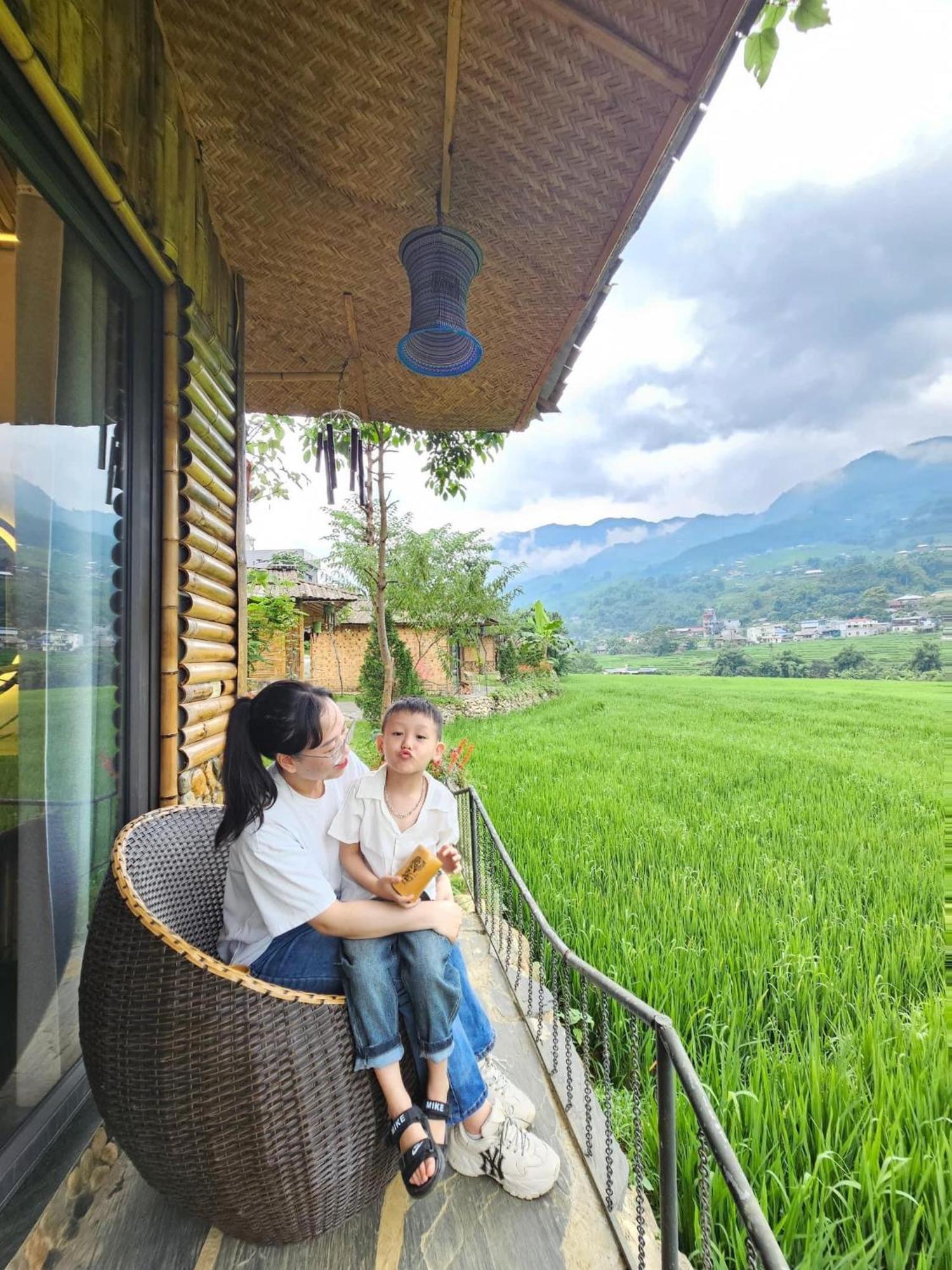 Gasthaus Sapa Bamboo Eco Exterior foto