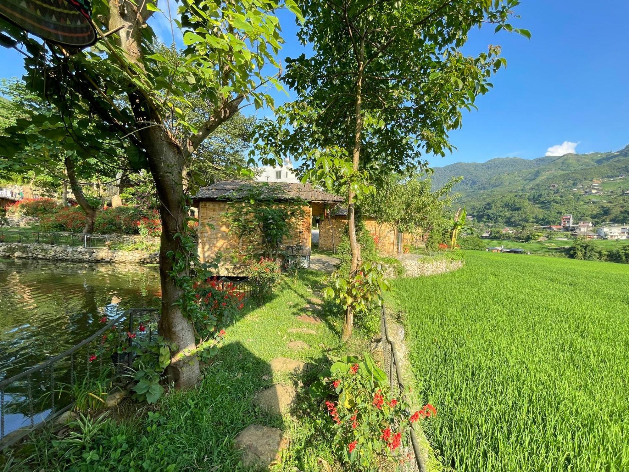 Gasthaus Sapa Bamboo Eco Exterior foto