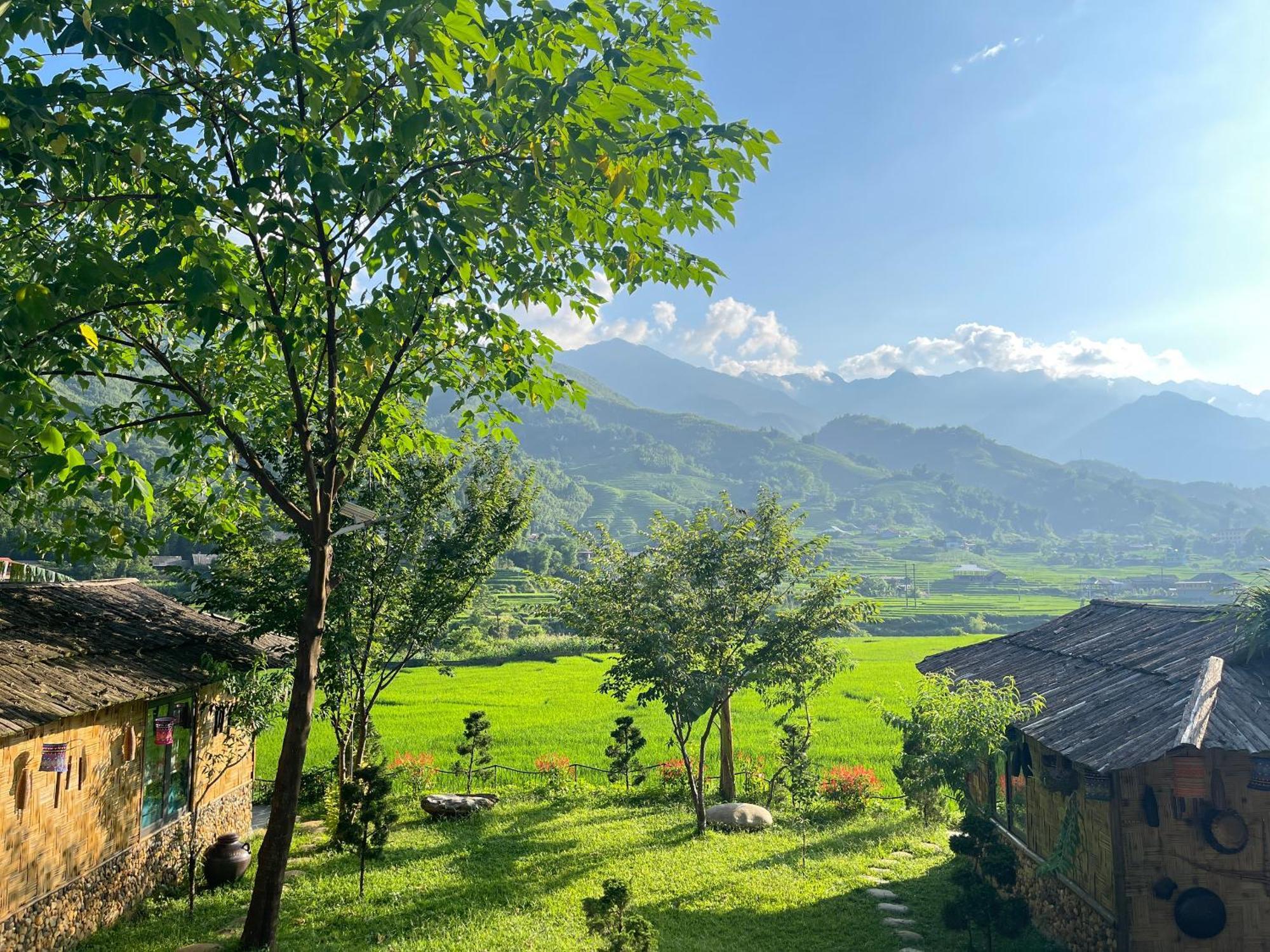 Gasthaus Sapa Bamboo Eco Exterior foto