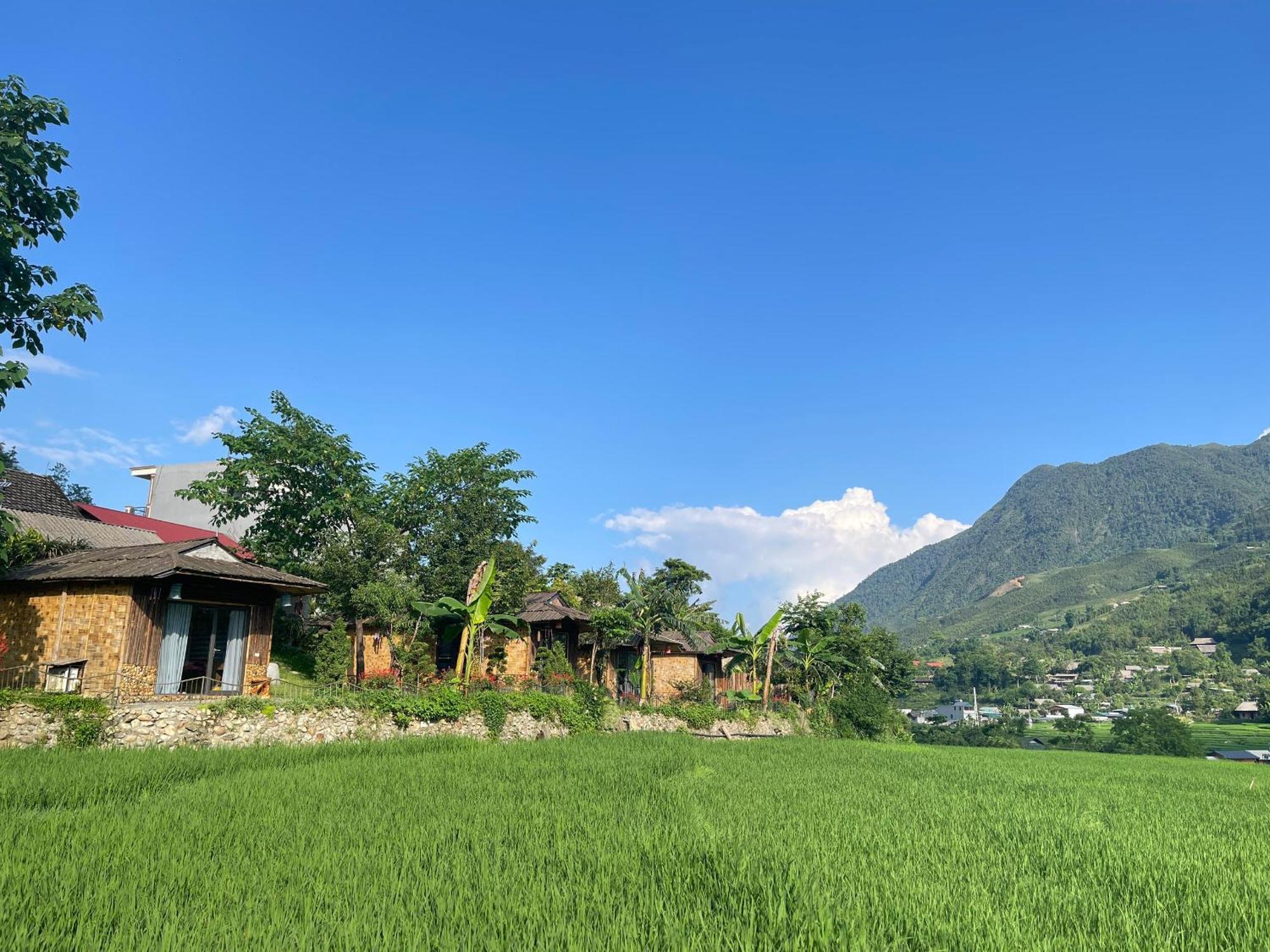 Gasthaus Sapa Bamboo Eco Exterior foto