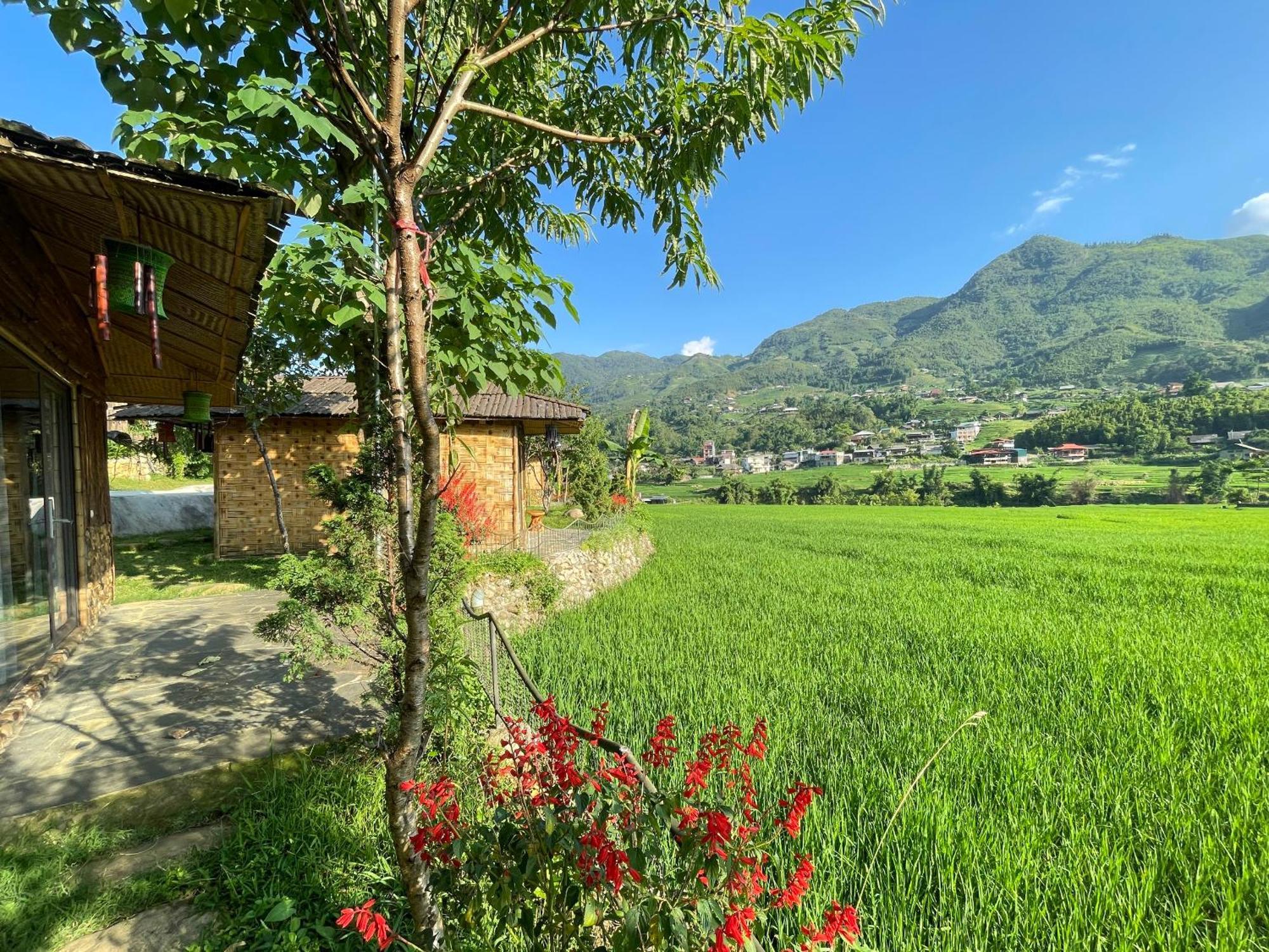 Gasthaus Sapa Bamboo Eco Exterior foto