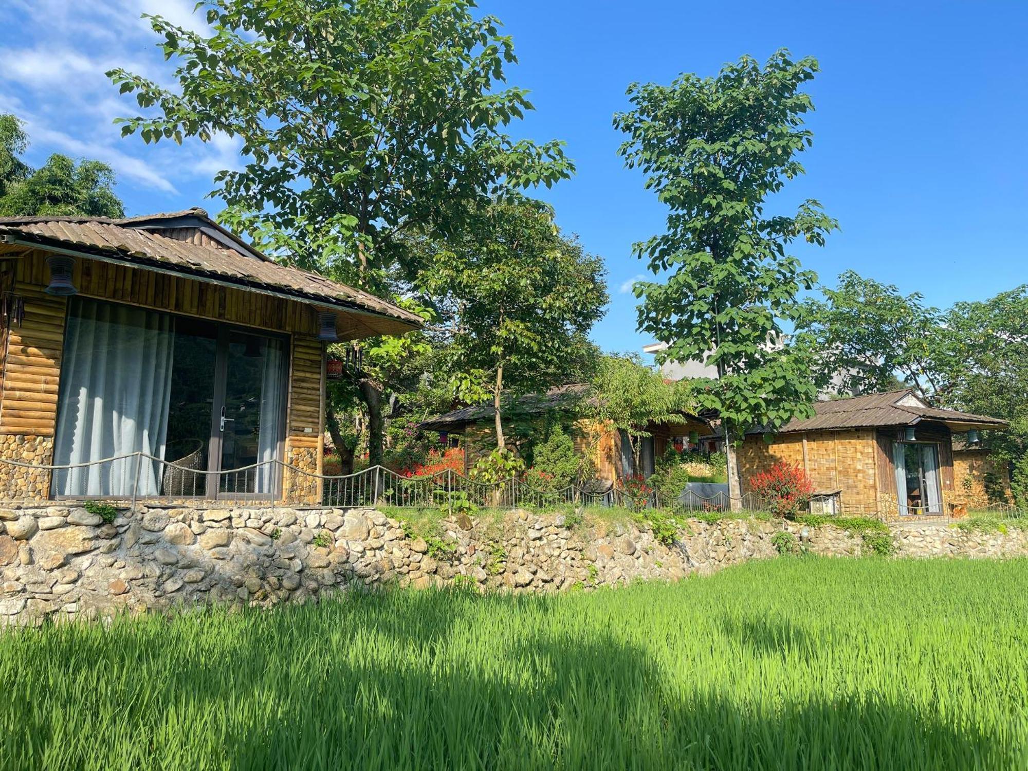 Gasthaus Sapa Bamboo Eco Exterior foto