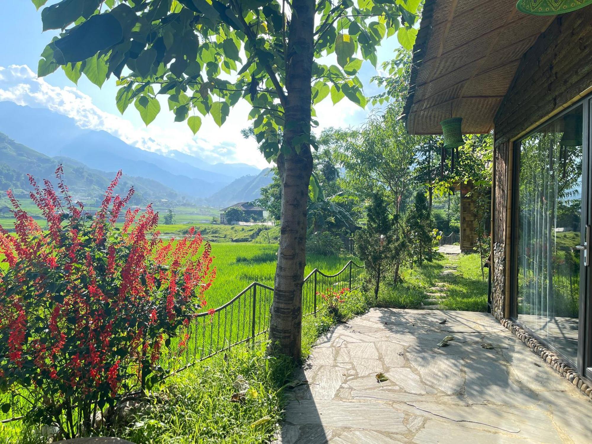 Gasthaus Sapa Bamboo Eco Exterior foto