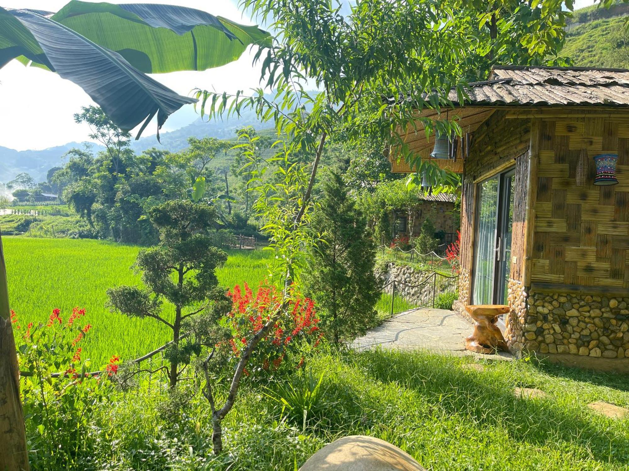 Gasthaus Sapa Bamboo Eco Exterior foto