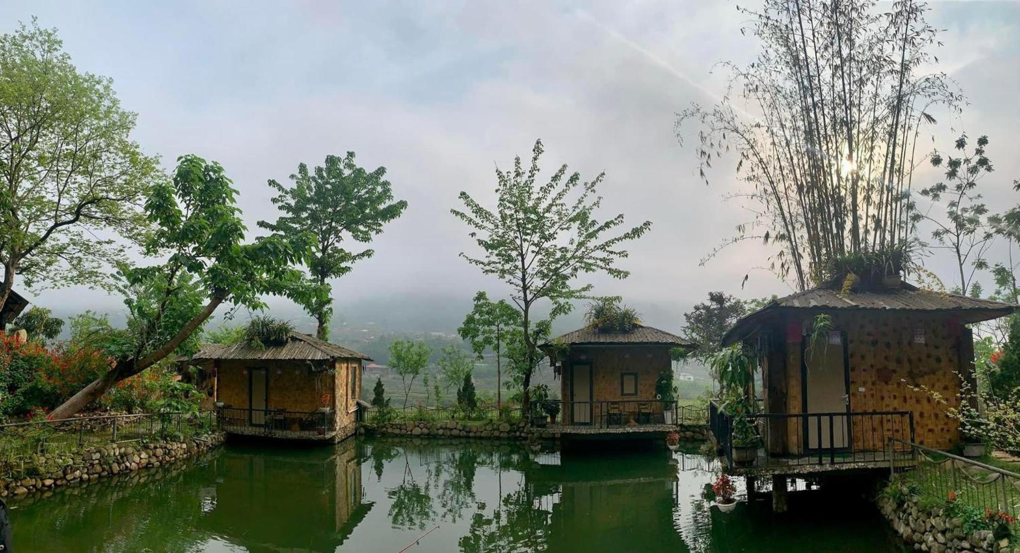Gasthaus Sapa Bamboo Eco Exterior foto