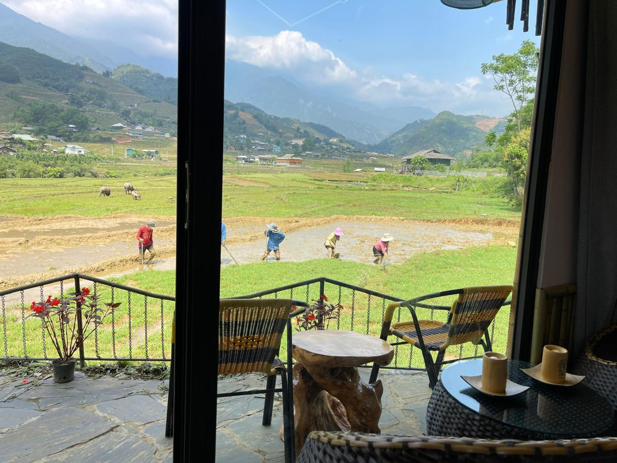 Gasthaus Sapa Bamboo Eco Exterior foto