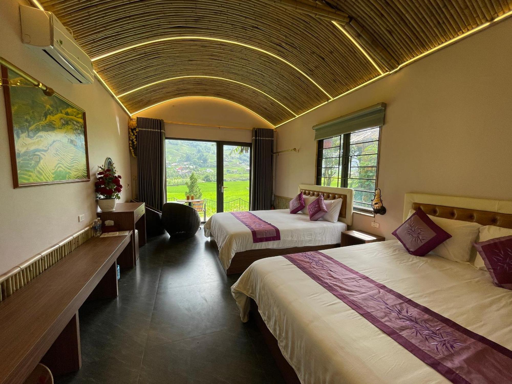 Gasthaus Sapa Bamboo Eco Exterior foto