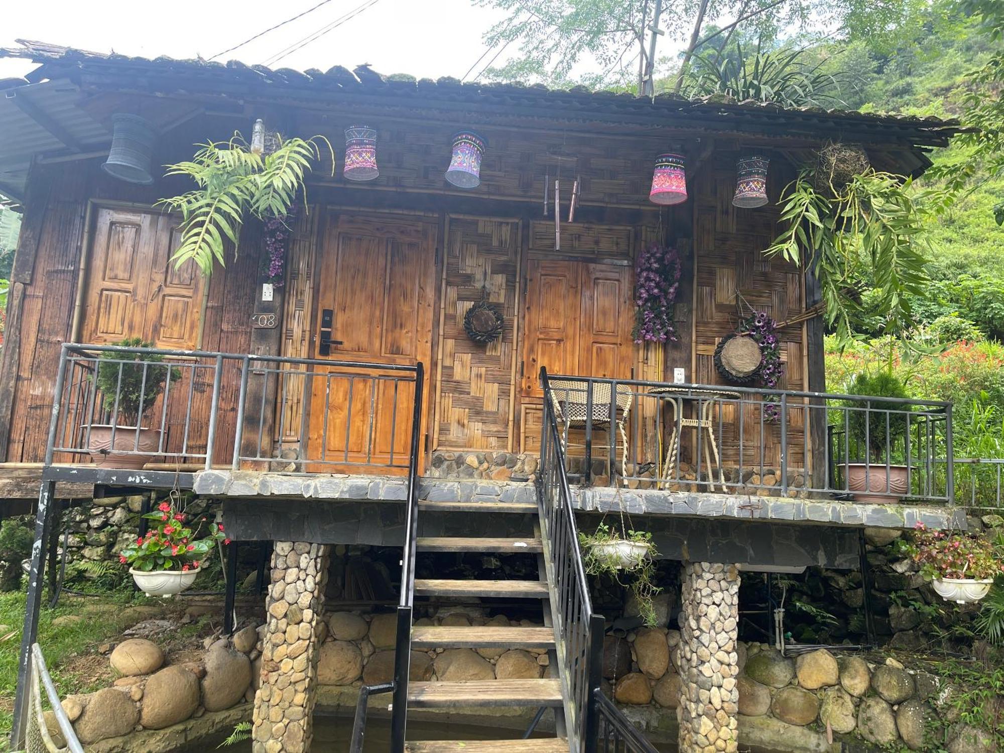 Gasthaus Sapa Bamboo Eco Exterior foto